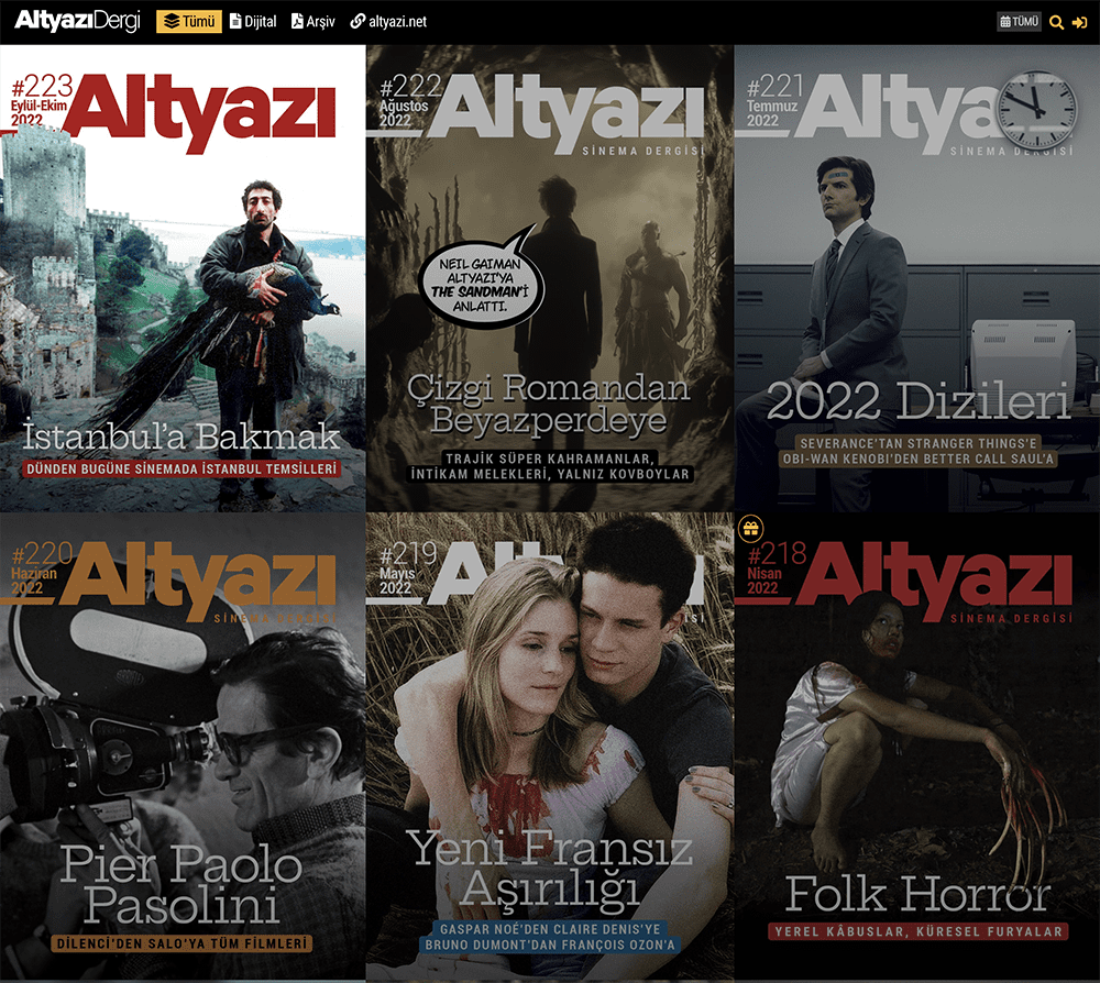 altyazı dergi